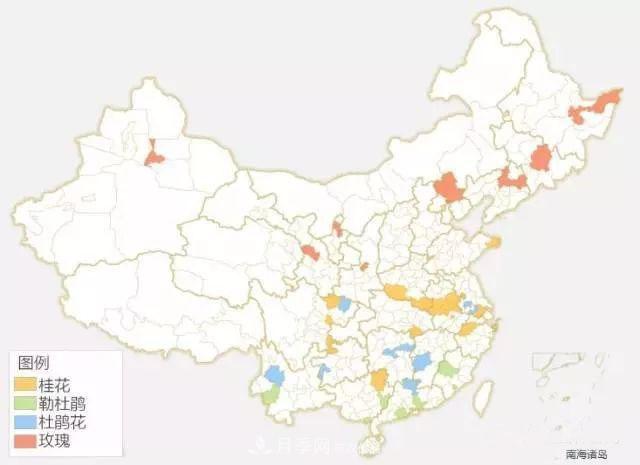 中國各城市市花大集合！月季是51個(gè)城市市花具首位(圖2)